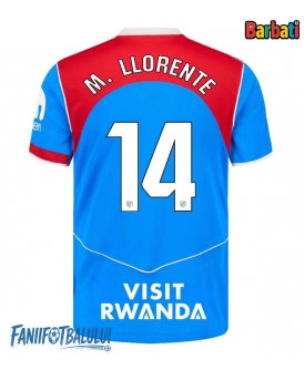 Atletico Madrid Marcos Llorente #14 Tricou Fotbal Replică 2025-26 Barbati Treilea